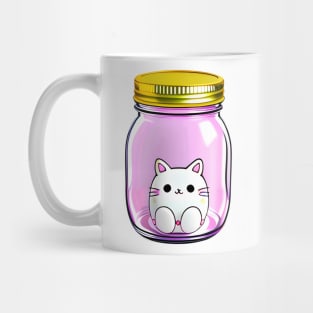 Lilac Dream: Meowracle in a Crystal Jar Mug